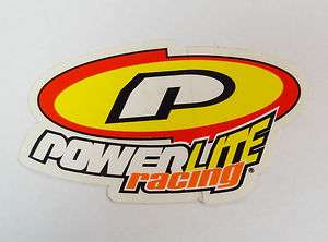 Old School NOS Powerlite Racing BMX Bike Sticker  