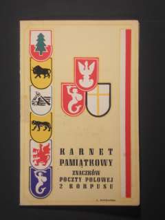 POLAND   1946 2nd CORPS IN ITALY SET IN SPECIAL FOLDER  