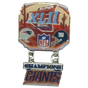  Super Bowl 42 Dangle Pin: Sports & Outdoors