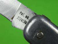 Vintage US Queen Steel #45 Big Chief Folding Pocket Knife  