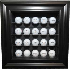 Get a BIRDIE with our 20 Ball Cabinet style golf ball display case 
