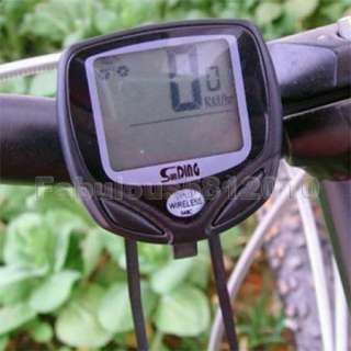 New Wireless Bike Bicycle Computer Odometer Speedometer  