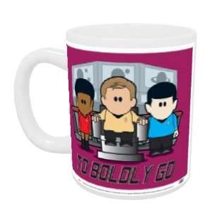  To Boldly Go   Mug   Standard Size: Home & Kitchen