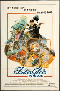 Electra Glide in Blue 1973 Original U.S. One Sheet Movie Poster  