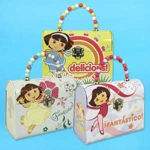   Dora the Explorer Tin Lunch Box Dome shaped (56621): Everything Else