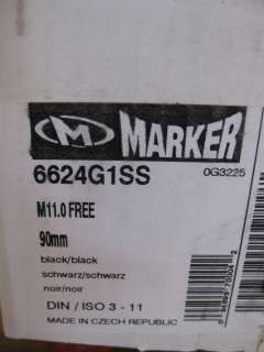 Marker M11.0 Free Biotech Ski Bindings Argyle Gold NEW!  