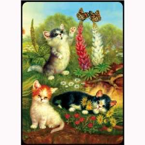    Cats / Butterflies (1) Deck Bridge Playing Cards Toys & Games