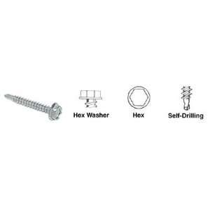   10 16 x 1/2 Hex Washer Head Teko Self Drilling Screws by CR Laurence