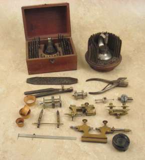 Large Lot Antique & Vintage Watch Repair Tools  