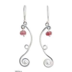  Tourmaline drop earrings, Thai Ribbons Jewelry