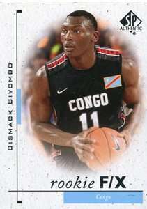 2011 12 SP AUTHENTIC #89 BISMACK BIYOMBO ROOKIE F/X SP  