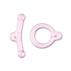  20mm Rosa Boro Glass Toggle Clasp: Arts, Crafts & Sewing