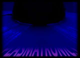 SMIRNOFF BLACK ICE GLASS BOTTLE UV LED PLASMA DOME LAMP  