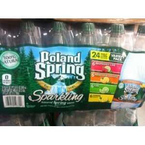   Sparkling Natural Spring Water Variety Pack (24 Half Liter Bottes