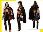 Assassins Creed 2 II Ezio black anime cosplay costume