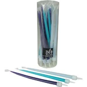  Bougies la Francaise Set of 20 Birthday Candles Blues 