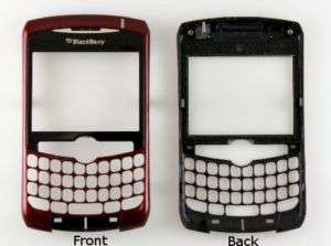 BLACKBERRY CURVE 8300 8310 8320 RED FACEPLATE LENS USA  