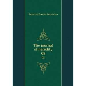  The journal of heredity. 08 American Genetic Association 