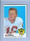 1969 Topps Football Raiders GEORGE BLANDA #232 EX/MT+ t