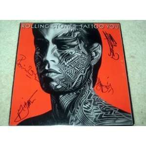    ROLLING STONES autographed TATTOO record *PROOF: Everything Else