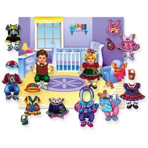  Cute & Cuddly Twins Felt Set (23 Felt Figures 