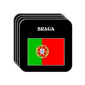  Portugal   BRAGA Set of 4 Mini Mousepad Coasters 