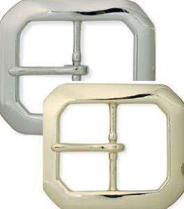 Tandy Leather Clipped Corner Belt Buckle Mens Womens  