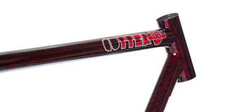   Cutter V6 Bicycle Frame 53CM OR 56CM Blood Splatter RED BLACK  