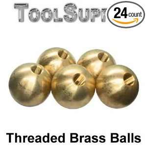   IPS brass balls drilled tapped  Industrial & Scientific