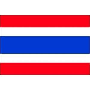  3 x 5 Feet Thailand Poly   outdoor International Flag Made 