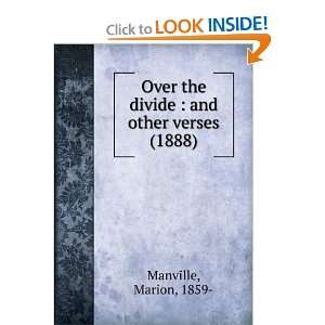   and other verses (1888) (9781275271272) Marion, 1859  Manville Books