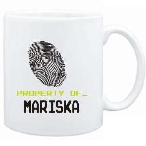 Mug White  Property of _ Mariska   Fingerprint  Female Names  