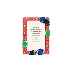  Poker Invitation Adult Birthday Invitations: Health 