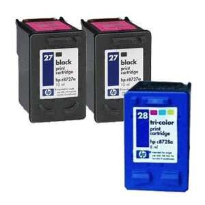 Pack HP 27/28 (C9323FN) Remanufactured Inkjet/Ink Cartridge (Two 
