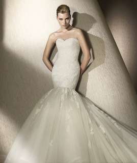   Mermaid Wedding Dress Bridal Gown Size Free Latest design♥  