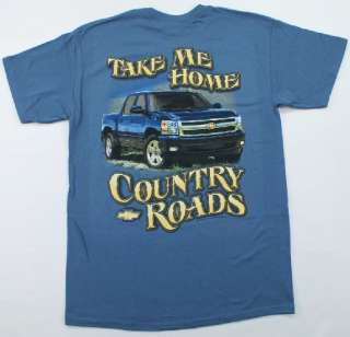 GM Chevy Pictup Truck T Shirt Take Me Home Country NWT  