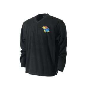  University of Kansas Unisex Metro Fleece Pullover: Sports 