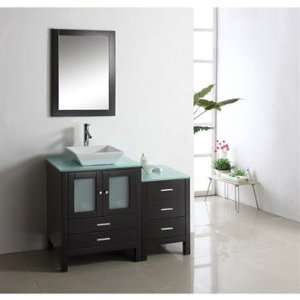 Virtu USA 46 Inch Brentford   Espresso   Single Sink Bathroom Vanity