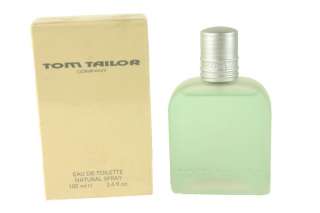 New Tom Tailor Perfume 3.4OZ For Men Natural Spray  