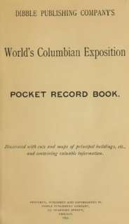   Columbian Exposition CD 1893 Worlds Fair 22 book Collection  