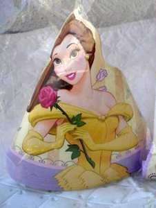 PRINCESS BELLE Party Supplies x16 HATS birthday Favors  