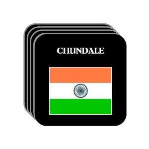  India   CHUNDALE Set of 4 Mini Mousepad Coasters 