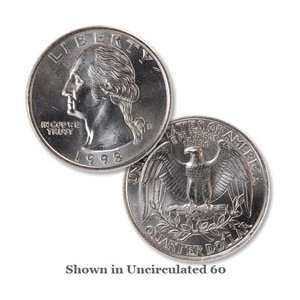 Brilliant Uncirculated 1998 D Washington Quarter