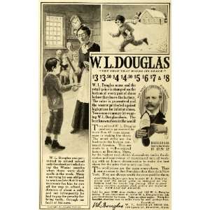   Ad W. L. Douglas Shoes Pricing School Marm Bad Boy   Original Print Ad
