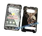 For HTC Sprint Evo 4G Skull Wing Snap On Hard Phone Faceplate Case 