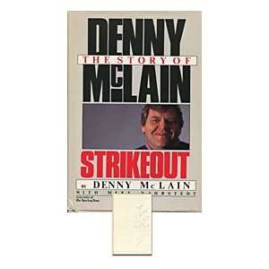  Denny McLain Autographed/Signed Strikeout Book: Sports 
