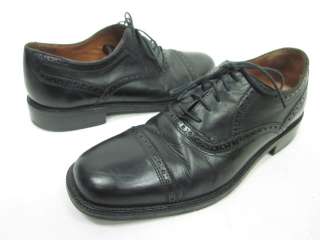 BOSTONIAN Mens Black Leather Lace Up Oxfords Shoes 8.5  