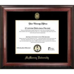  McMurray University Gold Embossed Diploma Frame Sports 