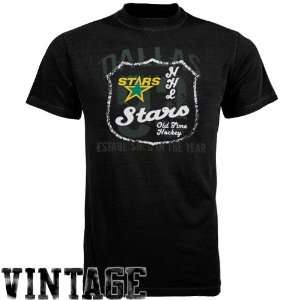   Old Time Hockey Dallas Stars Black Captain T shirt: Sports & Outdoors