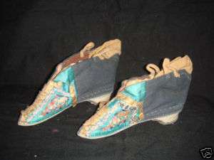 Old Chinese Embroidery Bound Feet Lotus Shoes~~~Gourd  
